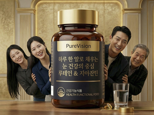 제품광고 눈 건강기능식품